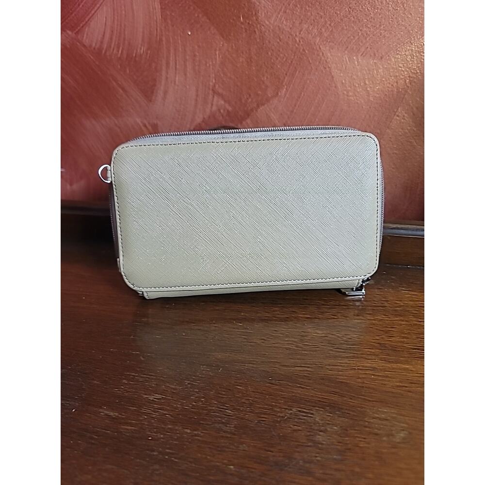 RFID Crossbody Wallet Bag Tan New Holds Cell Phone